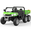 24V Two-Seater Electric Ride-On Dump Truck with Dump Bed and 6 Wheels for Kids Magic Cars 1