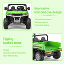24V Two-Seater Electric Ride-On Dump Truck with Dump Bed and 6 Wheels for Kids Magic Cars 6