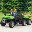 24V Two-Seater Electric Ride-On Dump Truck with Dump Bed and 6 Wheels for Kids Magic Cars 7