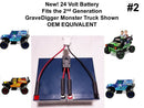 24V Battery for Power Wheels Gravedigger Plug and Play Version Magic Cars 0