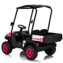 24V XL Kids Electric Ride-On Track Vehicle with Remote Control, Music, and 2-Seater Design Magic Cars 10