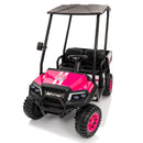 24V XL Kids Electric Ride-On Track Vehicle with Remote Control, Music, and 2-Seater Design Magic Cars 3