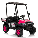 24V XL Kids Electric Ride-On Track Vehicle with Remote Control, Music, and 2-Seater Design Magic Cars 5