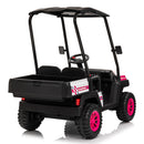 24V XL Kids Electric Ride-On Track Vehicle with Remote Control, Music, and 2-Seater Design Magic Cars 9