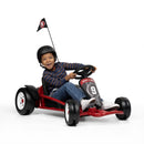 24-Volt Battery-Powered Outdoor Ride-On Go-Kart Toy for Ages 3-8 with Max Speed