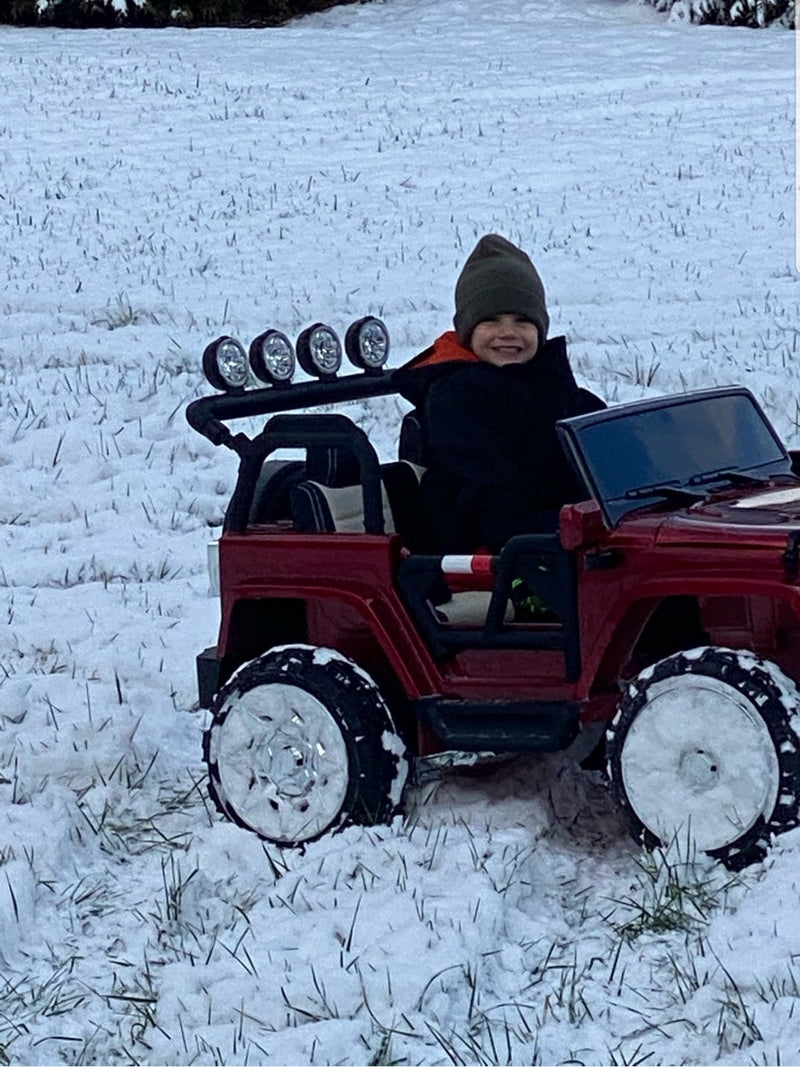 Ride On Car Kids Jeep Style 4x4 W/Rubber Tires 24 Volt