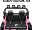 Electric 24V Kids Ride on Truck Car Jeep with MP3 Player, LED Lights, and Remote Control - 2 Seats