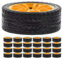 25-Piece DIY Small Car Wheel Assembly Toy Set for Kids Magic Cars 12
