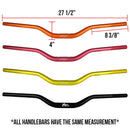 28mm Taper Handlebar Black for Honda Ruckus Zuma 125 - image 3