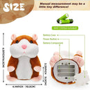 Interactive Nodding Hamster Plush Toy with Sound Repetition