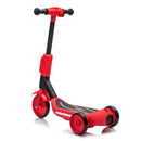 2-in-1 Kids 3-Wheel Electric Ride-On Scooter with Tail Color Lights and Spray, PU Wheels Magic Cars 12