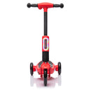 2-in-1 Kids 3-Wheel Electric Ride-On Scooter with Tail Color Lights and Spray, PU Wheels Magic Cars 14