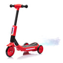 2-in-1 Kids 3-Wheel Electric Ride-On Scooter with Tail Color Lights and Spray, PU Wheels Magic Cars 8
