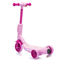 2-in-1 Kids Electric Three-Wheel Ride-On Scooter with Colorful Tail Lights and Water Spray Magic Cars 3