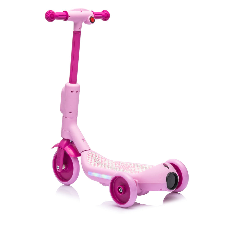 2in1 Kids Ride On Three-Wheel Electric Scooter,Tail Color Lights W