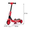 2-in-1 Kids Three-Wheel Electric Scooter with Wide Deck, LED Tail Lights and Spray Function Magic Cars 1