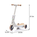 2-in-1 Kids Three-Wheel Electric Scooter with Light-Up Tail and Water Spray Magic Cars 1