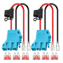 2-Pack 12 AWG Wire Harness Connector for 12V Battery Riding Toys Magic Cars 0