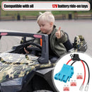 2-Pack 12 AWG Wire Harness Connector for 12V Battery Riding Toys Magic Cars 5