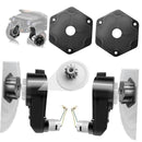 Dual Set of 24V RS555 40000RPM High-Speed Motor Gearbox for Power Wheels Magic Cars Variant 0