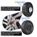 2-Pack 10'' PU Solid Rubber Tires for Power Wheels Ride-On Car – Alligator Design Magic Cars 3
