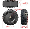 Set of 2 Alligator Ride-On Cars with 33CM/13'' EVA Solid Compound Tires Magic Cars 1