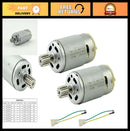 Set of 2 12V RS390 Electric Motors 20000RPM with 12 Gear Teeth for Toy Vehicle Parts Magic Cars Variant 0