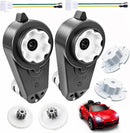 Set of 2 12V RS550 Motors with Steel Gearbox for Kids' Power Wheels Magic Cars 9