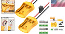 2PCS 20V Battery and Adapter Kit for Power Wheels and RC Toys with Easy Installation Magic Cars 1