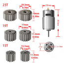 2-Pack 24V RS555 High-Speed 35000RPM 7R Motor (15T/19T/23T) for Fisher Price P Magic Cars 2