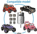 Set of 2 High-Speed 24V RS555 Motors with 35000RPM (15T/19T/23T) for Fisher Price P Magic Cars 1