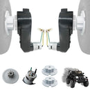 2PCS 24V RS555 High-Speed 35000RPM Motor with Gearbox for Power Wheels Kids Magic Cars 1