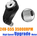 2PCS 24V RS555 High-Speed 35000RPM Motor with Gearbox for Power Wheels Kids Replacement Magic Cars 1