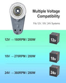 Set of 2 High-Powered 24V RS775 Gear Motors for Children's Electric Ride-On Vehicles, 280W Magic Cars 3