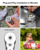Set of 2 High-Powered 24V RS775 Gear Motors for Children's Electric Ride-On Vehicles, 280W Magic Cars 6