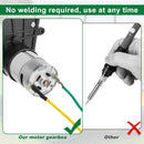 2-Pack 24V Electric Motor Gearbox for Kids Ride-On Toy Cars 40000 RPM Magic Cars 4