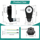24V RS555 Gearbox Motor Upgrade Kit for Power Wheels - 2pcs 40000RPM for Kids Ride-On Cars Magic Cars 1