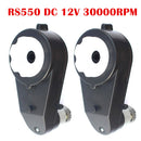 2PCS 12V RS550 30000RPM Gearbox Power Wheel Motor for Kids Electric Ride-On Car Magic Cars 0