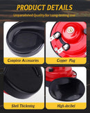 2-Pack Red Loud Train Horn Speakers for Cars, Trucks, and Motorcycles Magic Cars 2