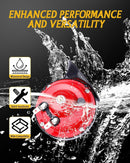 2-Pack Red Loud Train Horn Speakers for Cars, Trucks, and Motorcycles Magic Cars 3