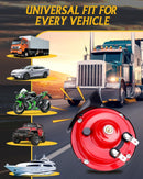 2-Pack Red Loud Train Horn Speakers for Cars, Trucks, and Motorcycles Magic Cars 5