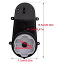 Set of 2 RS390 12V Driving Gearbox Motors with 20000 RPM and 0.47-Inch Aperture Magic Cars 3
