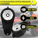 2-Pack 12V RS550 Electric Motor Gearbox for Kids Ride-On Toy Cars Magic Cars 2
