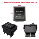 2PCS Forward Reverse Shift Switches for Kids Ride-On Toy Accessories with Forward and Stop Functions Magic Cars 4