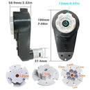 2-Pack High-Speed 12V RS550 Motor Gearbox for Kids Ride-On Cars Magic Cars 2