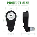 Dual 12V 40000RPM Gearbox Motors for Kids Ride-On Cars Magic Cars 1