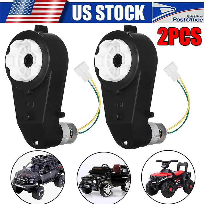 magic gear rs 2-Pack 12V RS550 Electric Ride-On Car Gearbox with 30000RPM Motor