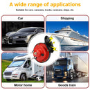 2PCS Super Loud 12V Waterproof Electric Train and Car Air Double Snail Horns Magic Cars 4