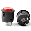 WEELYE 2-Pack Red Circle Push Button Power Start Switch for 6V 12V Bumper Cars Magic Cars 5