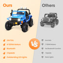 2-Seater Electric Ride-On Jeep Truck for Kids 24V with Bluetooth Remote Control Magic Cars 5